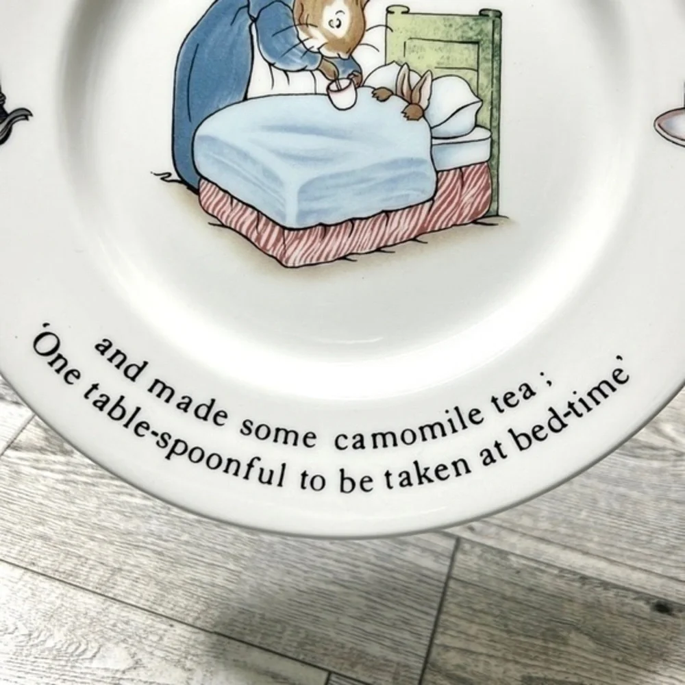 Wedgwood Beatrix Potter Peter Rabbit 7” Plate Number 48 in Original Box